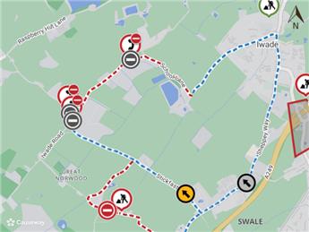 Temporary Road Closures - School Lane, Iwade, Iwade Road, Newington & Basser Hill, Lower Halstow - 3rd September 2025