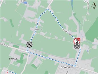 Temporary Road Closure - School Lane, Newington - 1st September 2025