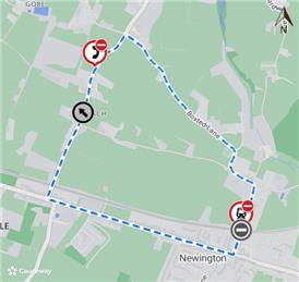 Temporary Road Closure - Church Lane, Newington - 13th November 2025